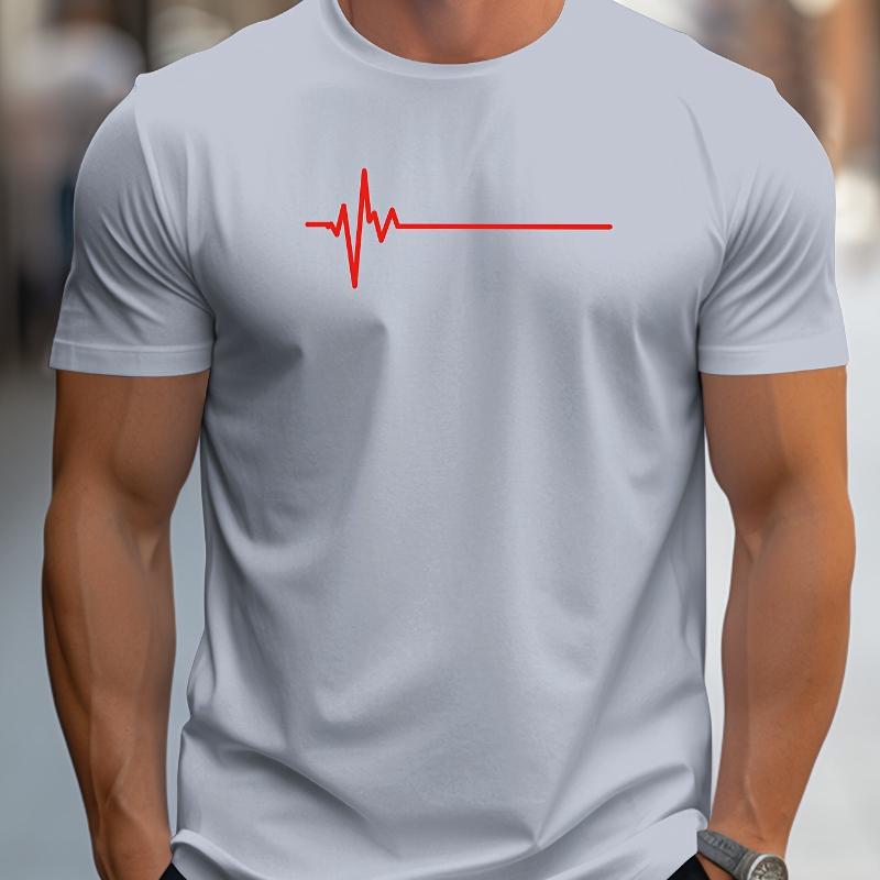 

Retro Street Basketball Element Men s T-Shirt - Edgy Casual Essential XXL серый