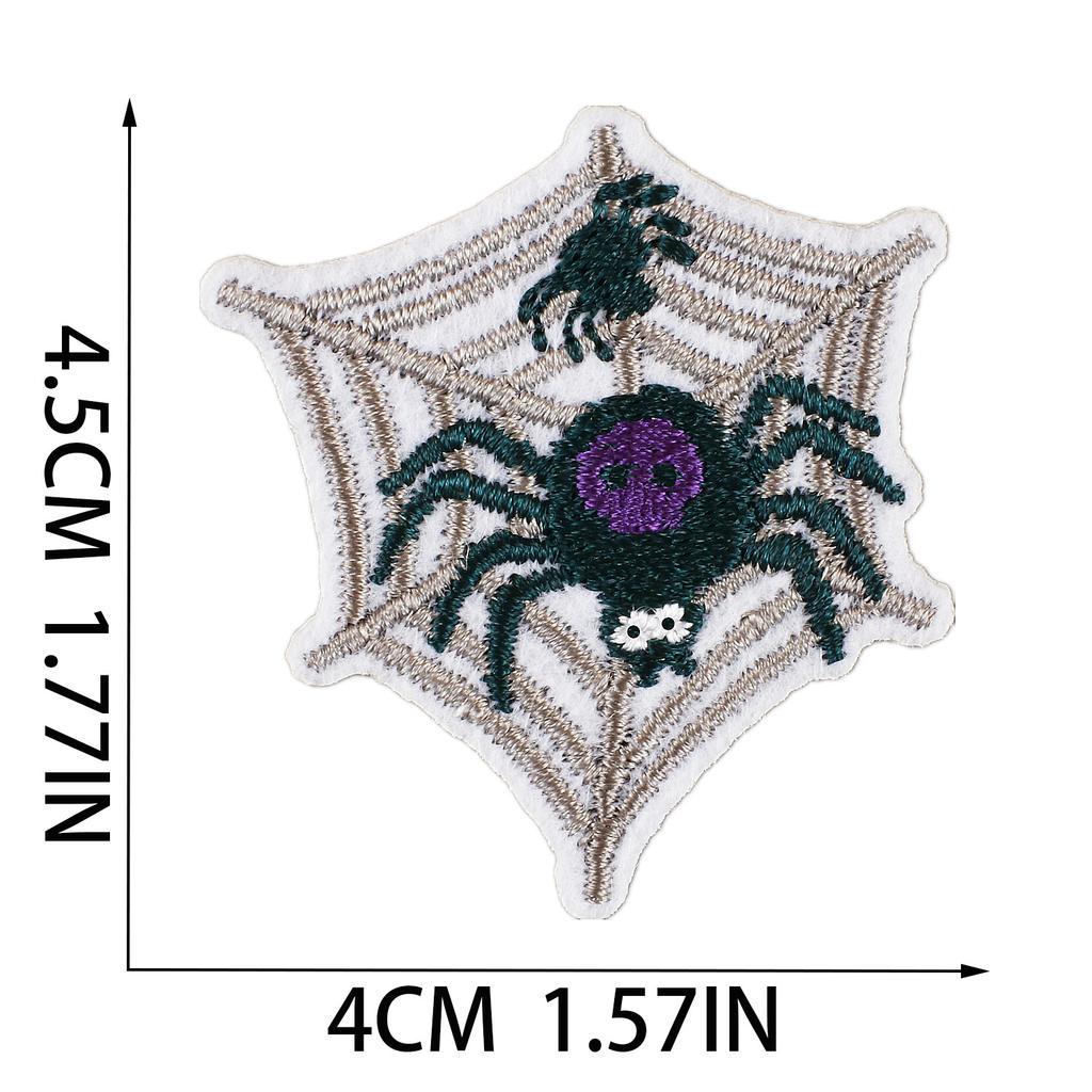 Horror Castle Embroidery Cloth Sticker Soul Bringer Patch Sticker Ghost Cat Embroidery Sticker Computer Embroidery Label Zombie Chapter Boy