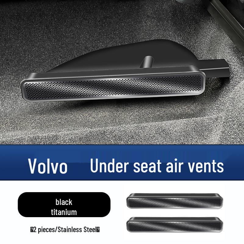 Stainless Steel Protective Cover for Volvo XC60/S60/V60 Console Air Vent