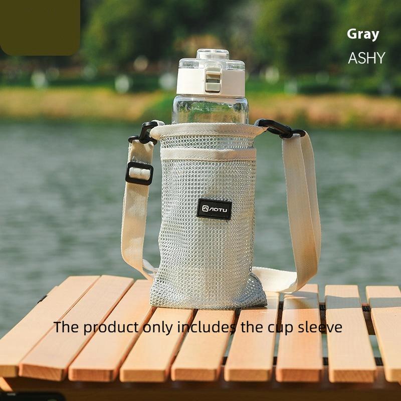 

1 шт. Можно носить на плече, подвешивать, для улицы, чехол для стакана для воды, защитная сумка, сетчатый рюкзак, сумка-рукав для стакана для напитков, сумка для бутылки для воды серый