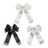 Elegant Bows 2000s Black Balletcore Hair Clip Elaborate Flat Clip Balletcore