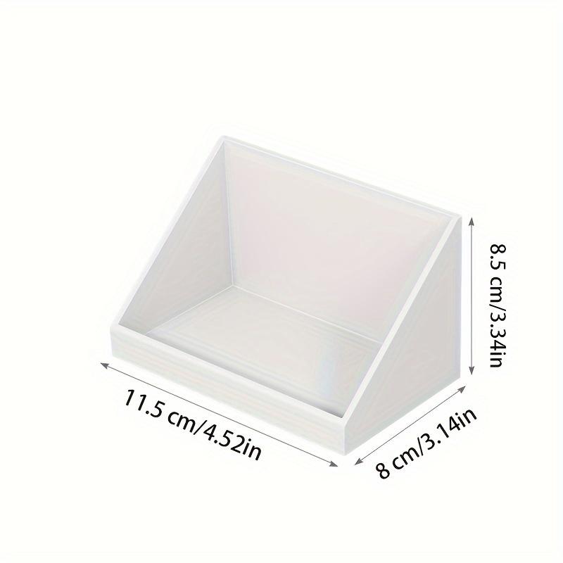 4pc Wall Mounted Bathroom Storage Rack, Mirror Cabinet Hanging Shelf, Sundries Storage Rack, Cosmetic Makeup Organizer