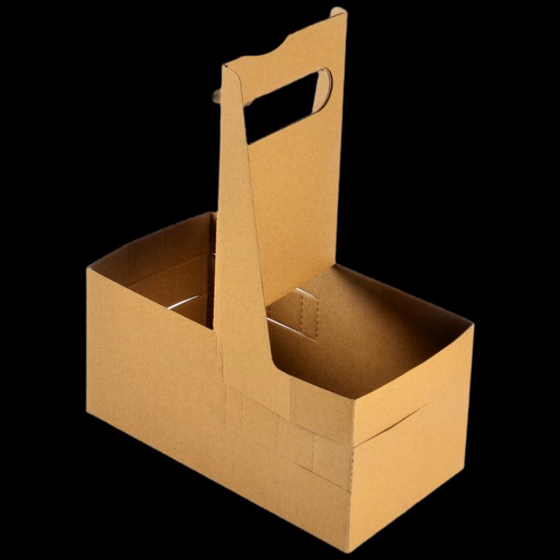 WS Kraft Paper Disposable Cup Carrier