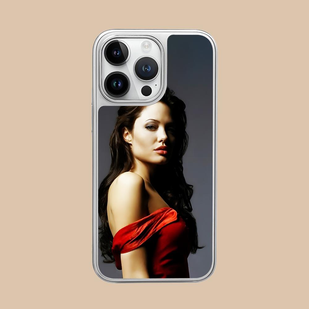 

Angel Jolie Silver Plating Mobile Phone Case for iPhone 17 16 15 14 13 12 11 Air Pro Max Plus Colorful Cover iPhone 11
