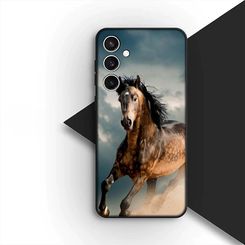 

Чехол для Apple iPhone 17 Pro XS Max Air 6 7 8 Plus 5 + SE 2022 SE2 16E 8+ Корпус Чехол для телефона Обои с дикой лошадью iPhone Air