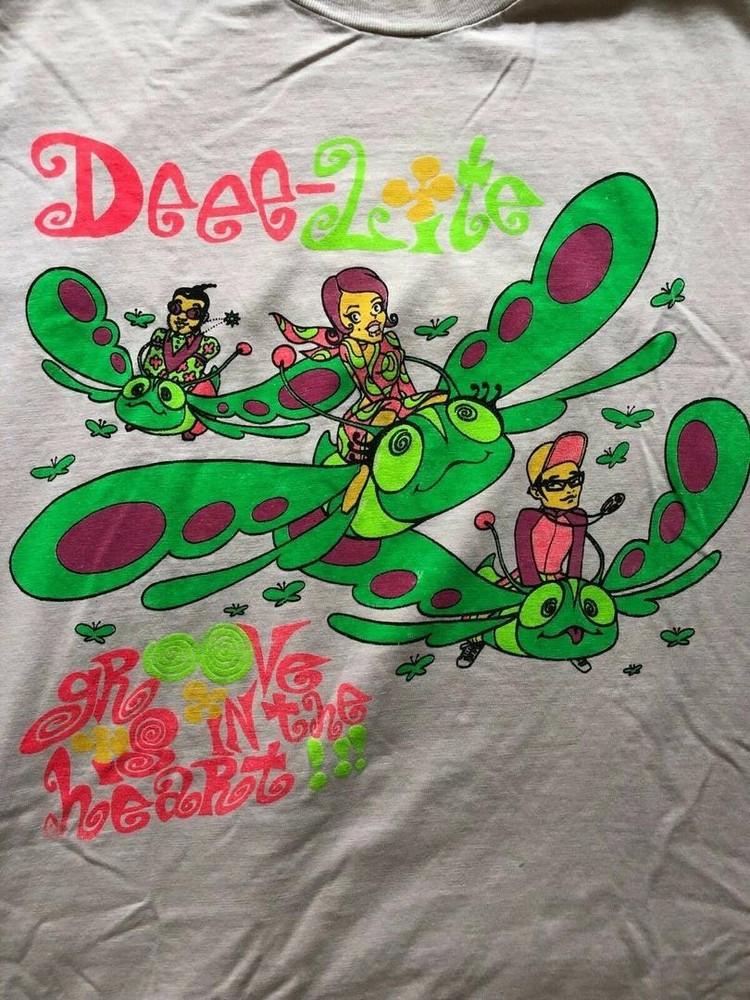 DEEE-LITE GROOVE IS IN THE HEART Футболка Белая Унисекс S-2345XL LI1011 Унисекс Футболка L