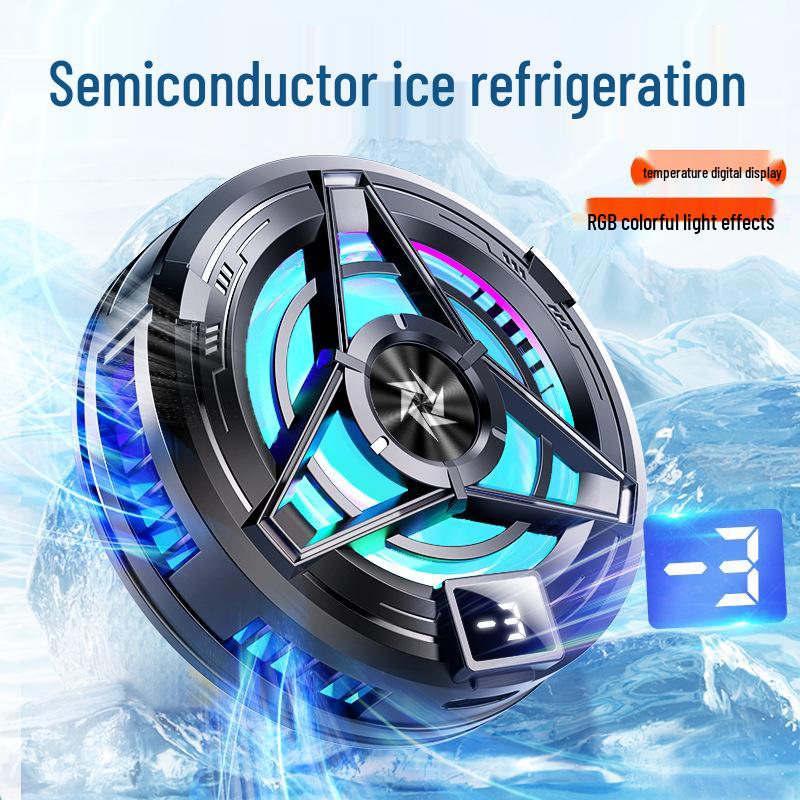 SL17 Gaming Phone Cooler: Semiconductor Suction Clip with Digital Display