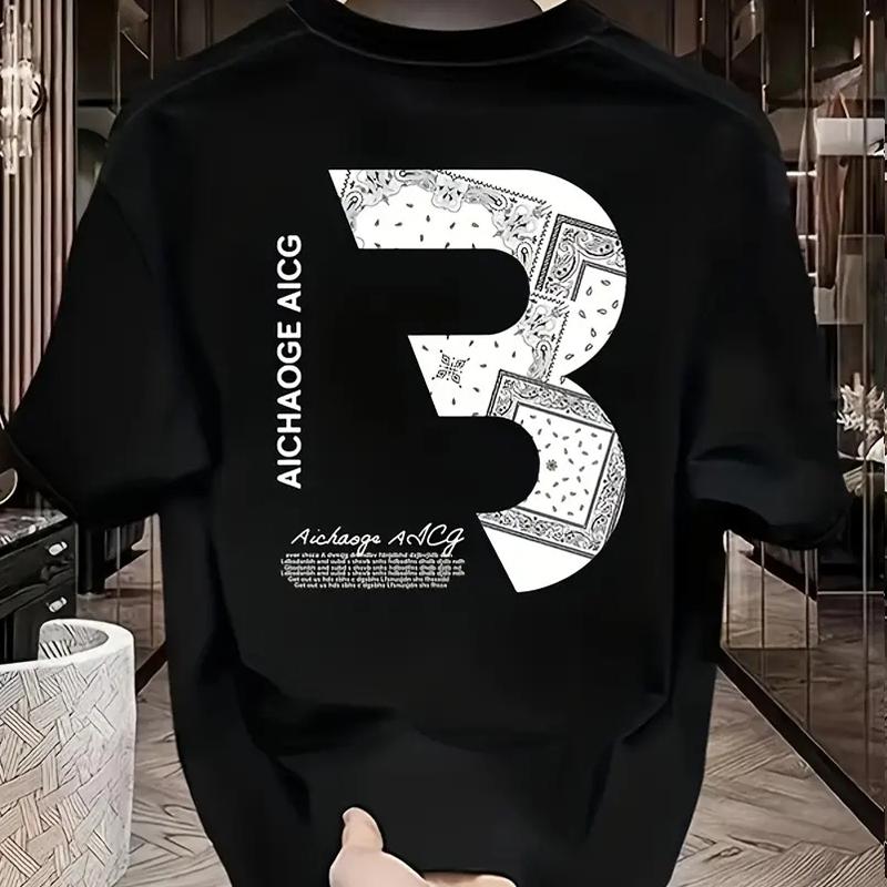 

Новая летняя мужская модная футболка с индивидуальным цифровым рисунком, мужская футболка, топ 2XL чёрный