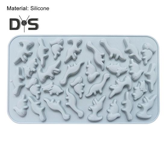 Dinosaur Mold Multi Purpose Fine Workmanship Lightweight Dinosaur Silicone Fondant Mould