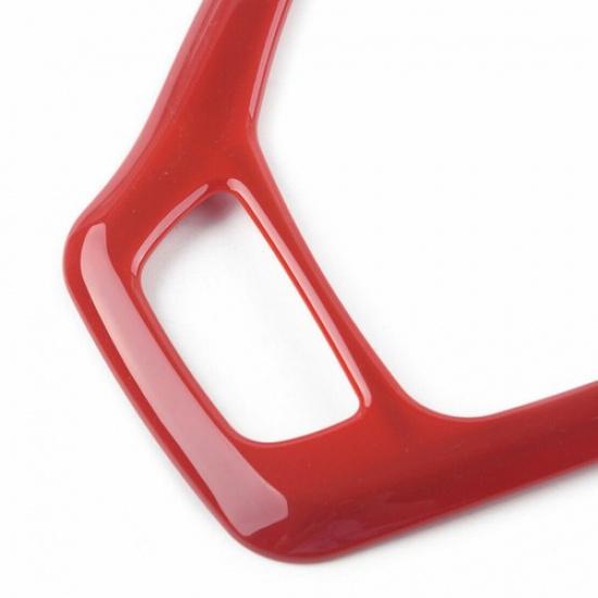 Car Red Interior Accessories Gear Frame Cover Fit For Jeep Cherokee 2014 - 2018