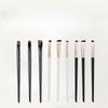 3Pcs Bent Eyeliner Brush Angled Brow Brush For Micro Lining Aegyo Sal And Detail Eyeshadow Professional Makeup Brush Set
