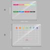 Stylish Acrylic Memo Pad with Magnet Durable Fridge Reminder Whiteboard for Home