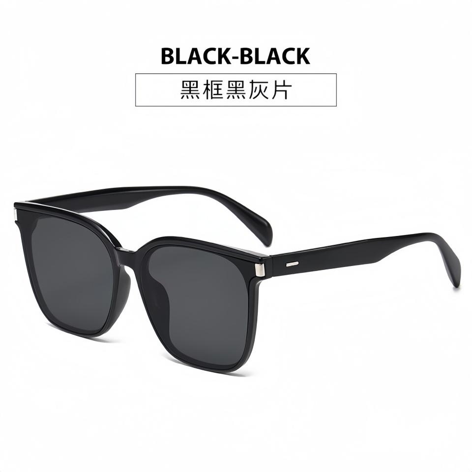 Luxury And Exquisite Oversized Square Frame Unique Square Rivet Design Neutral Outdoor Driving And Travel Sunscreen Sunglasses