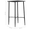 VidaXL Ensemble de Bar 5 pcs Mobilier de Bistrot Table et Chaises de Pub Meubles de Comptoir Restaurant Cuisine Maison 279956