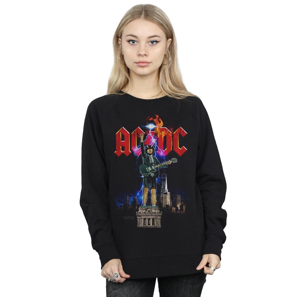 AC/DC Womens/Ladies Angus NYC Sweatshirt
