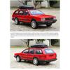 1/32 Volkswagen Santana Wagon Alloy Muscle Car Model Sound and Light Pull Back Children's Toy Collectibles Birthday Gift