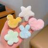 5Pcs Kawaii Star Hair Clip Plush Side Barrettes Fashion for Girls Daily School Party Wear Sweet Accessory Gift Set