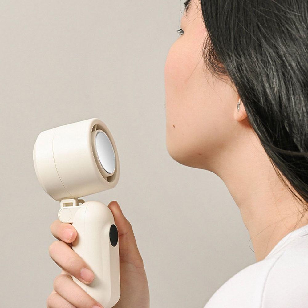 Semiconductor Refrigeration Mini Handheld Fan 3 Gears Adjustable Outdoor Cooling Fan  Study