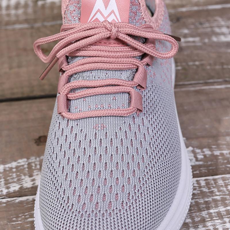 Fashion 2025 New Breathable Knit Sneakers for Women Spring Autumn Slip On Soft Sole Flats Woman Comfort Non Slip Running Training Shoes