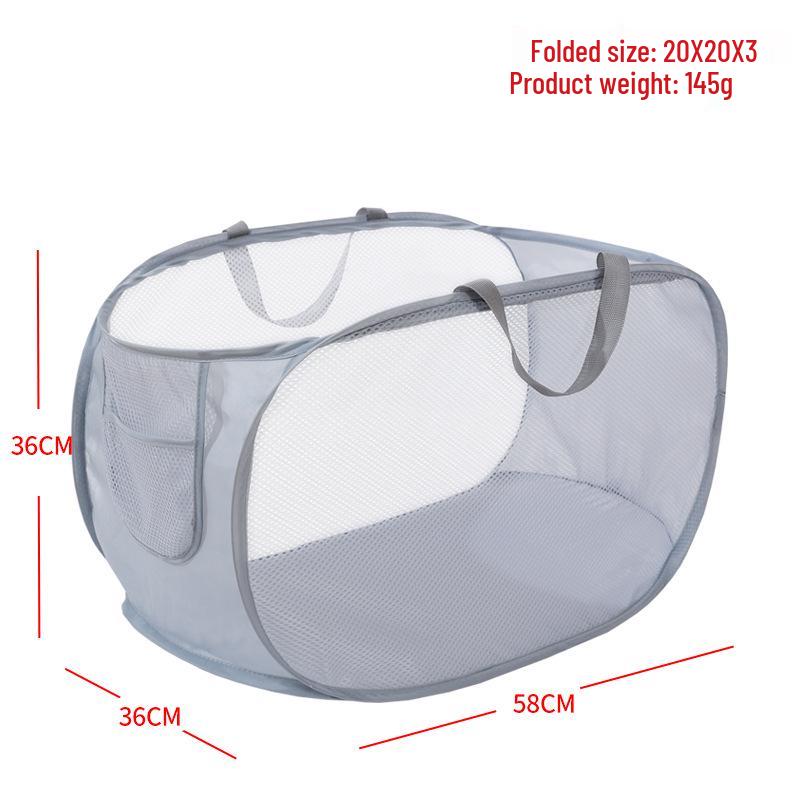 Folding Laundry Basket for Bathroom and Storage