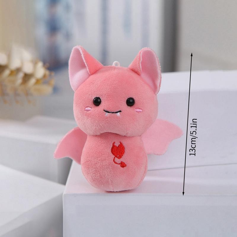 20cm Bat Christmas Decoration Pillows Cute Plump Bats Gifts Home Decor Hanging Ornament Stuffed Animal Pillow Holiday Supplies