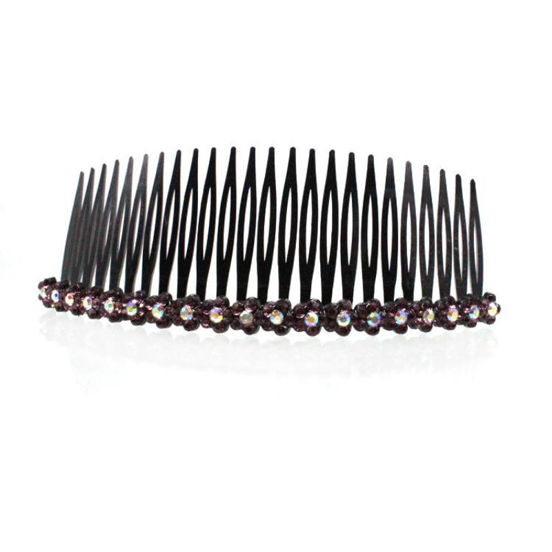 Plum Blossom Hair Comb Korean Style Fashion Hair Bun Head Insert Comb Plastic Simple Versatile Hairpin Female Accessories