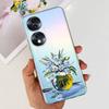 For Honor 70 Lite Case RBN-NX1 Shockproof Cover Fashion Flower Clear Silicone Soft TPU Phone Case For Honor 70 Pro Honor70 Coque