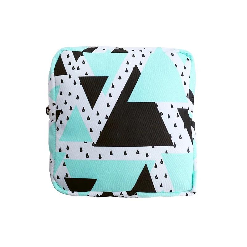 Borsa per Custodia Salvasanitari e Tamponi da Donna Pochette Trucco Carine con Zip Organizer da Donna per Cosmetici, Rossetto, Chiavi, Auricolari, Cavi Dati