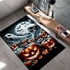Halloween spooky pumpkins ghosts carpet Yoga living room room decor children's crawling mat doormat area rug games mat