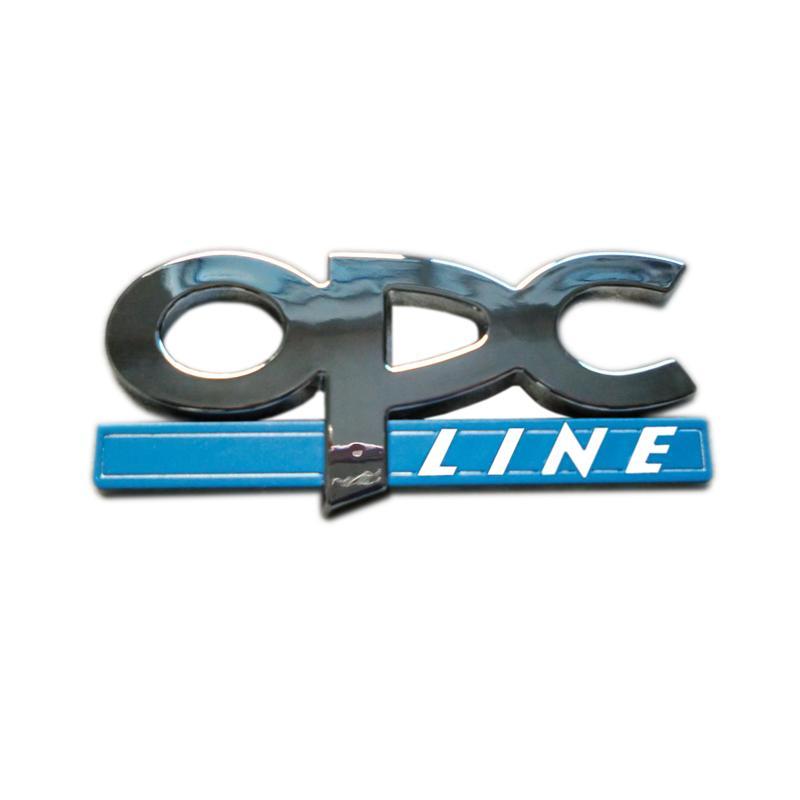 Plastic Chrome OPCLINE OPC LINE Automobile Modification Sticker Car Emblem Badge Logo