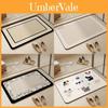 Diatom Mud Waterabsorbing Floor Mat With Square Shape For Bathroom And Living Room Decor