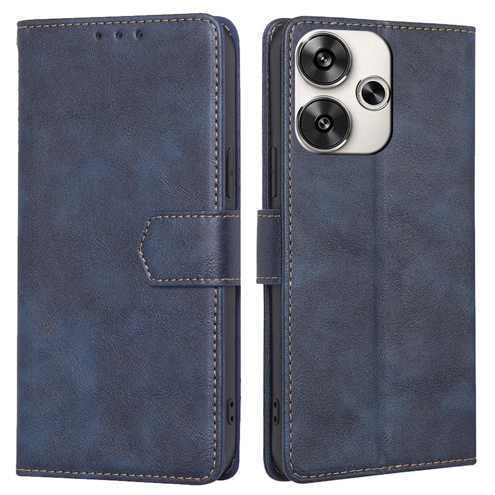 For Xiaomi Redmi Turbo 3 5G/Poco F6 5G Case RFID Blocking Leather Flip Phone Cover Magnetic Clasp