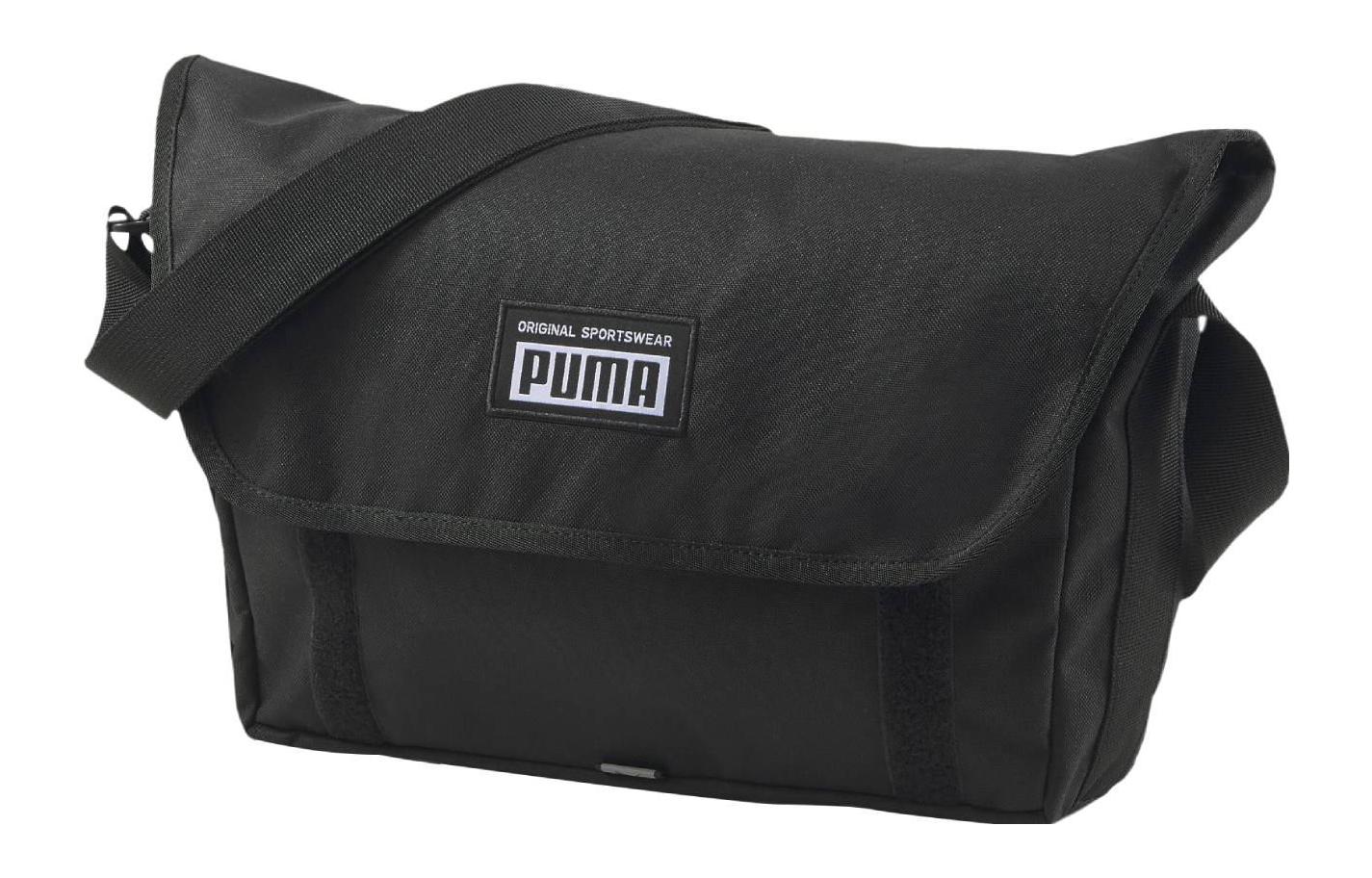 Puma Men's Black Fabric Messenger Bag, Crossbody Bag, Shoulder Bag Regular Unisex 079132-01
