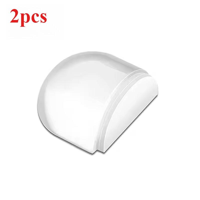 1-8 Stück Transparenter Türstopper Selbstklebender Türhalter Schnapper Bodenmontierter Türstopper zum Schutz von Wand und Möbeln