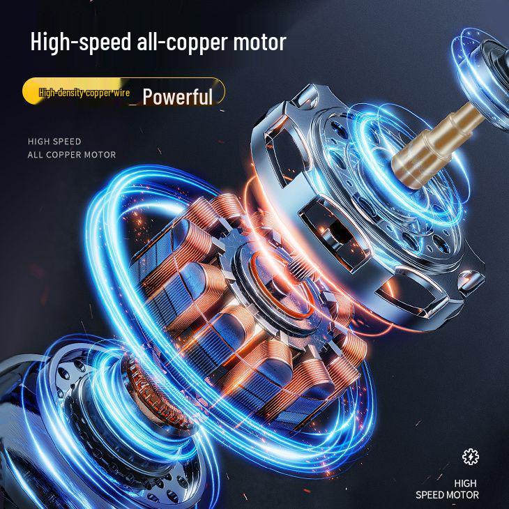High-Power Handheld Electric Grinder: Wood Carving, Jade Polishing, and Small Drill Tool