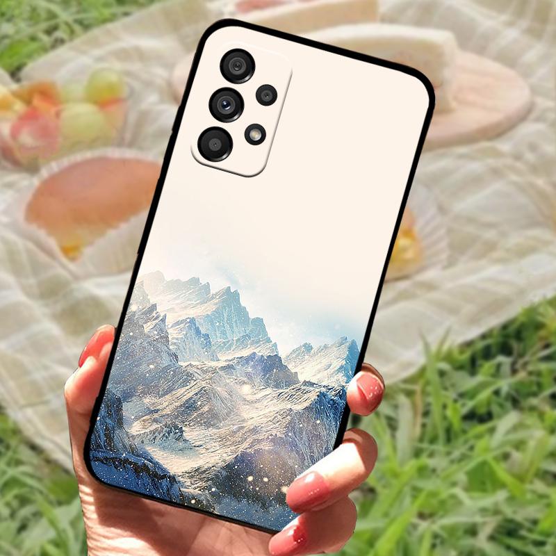 For Samsung A73 Case A72 4G 5G Marble Phone Cover For Samsung A33 Silicone Soft TPU Bumper Coque Galaxy A53 Protective Fundas