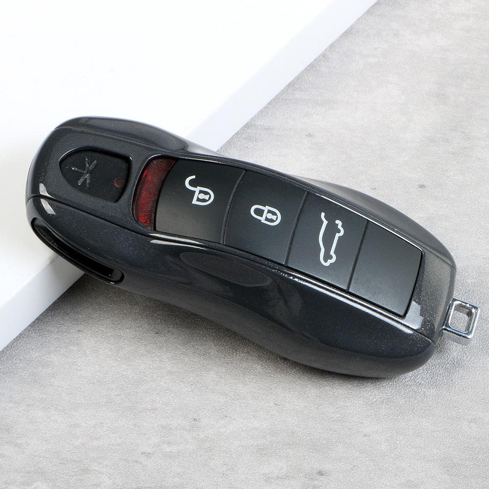 

Porsche Agate Grey Key Shell for Cayenne, Macan, 911, Panamera, 718, Taycan