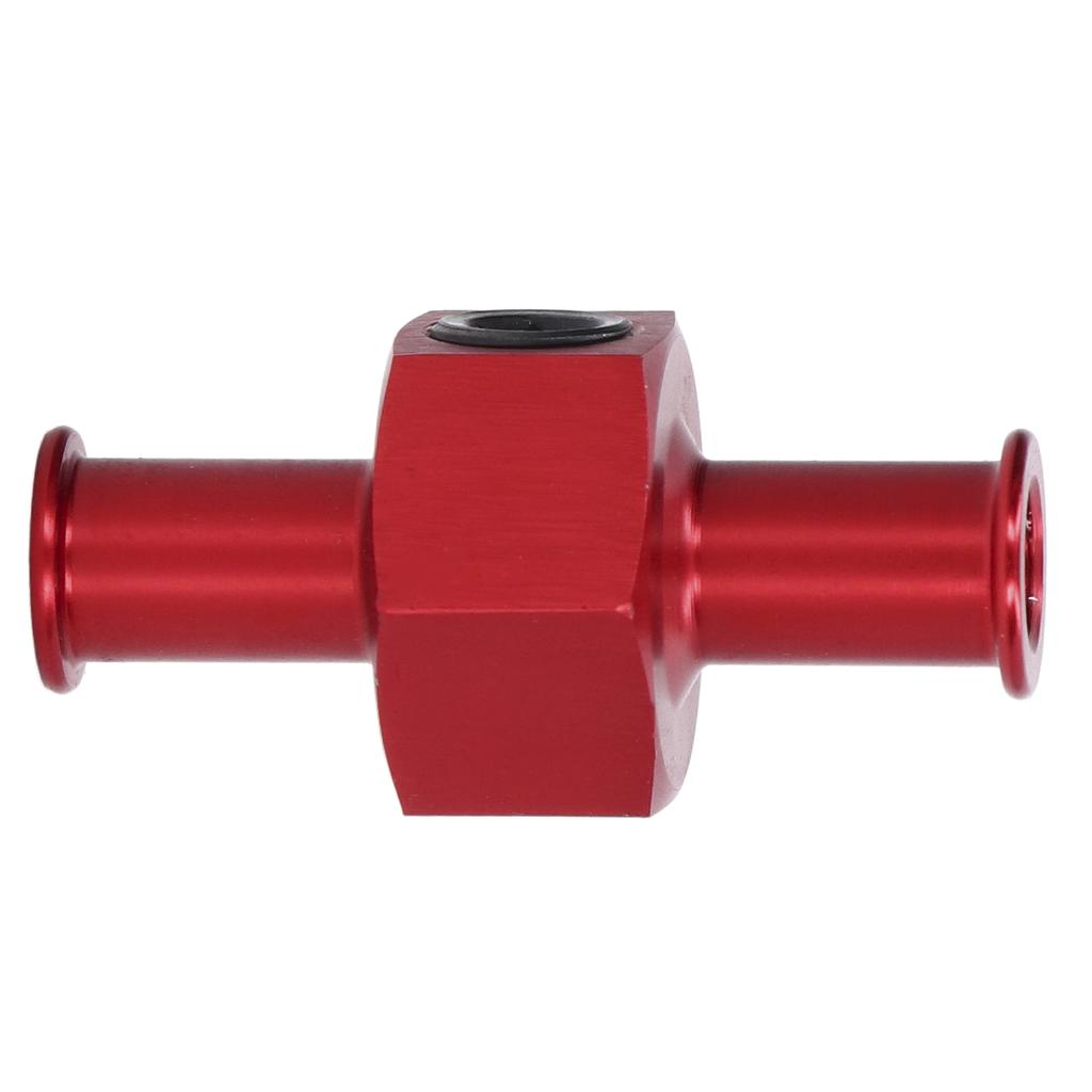 Fuel Pressure Gauge Adapter T Shape 3Celsius8in Hose Port 1Celsius8in NPT Fitting Auto Parts