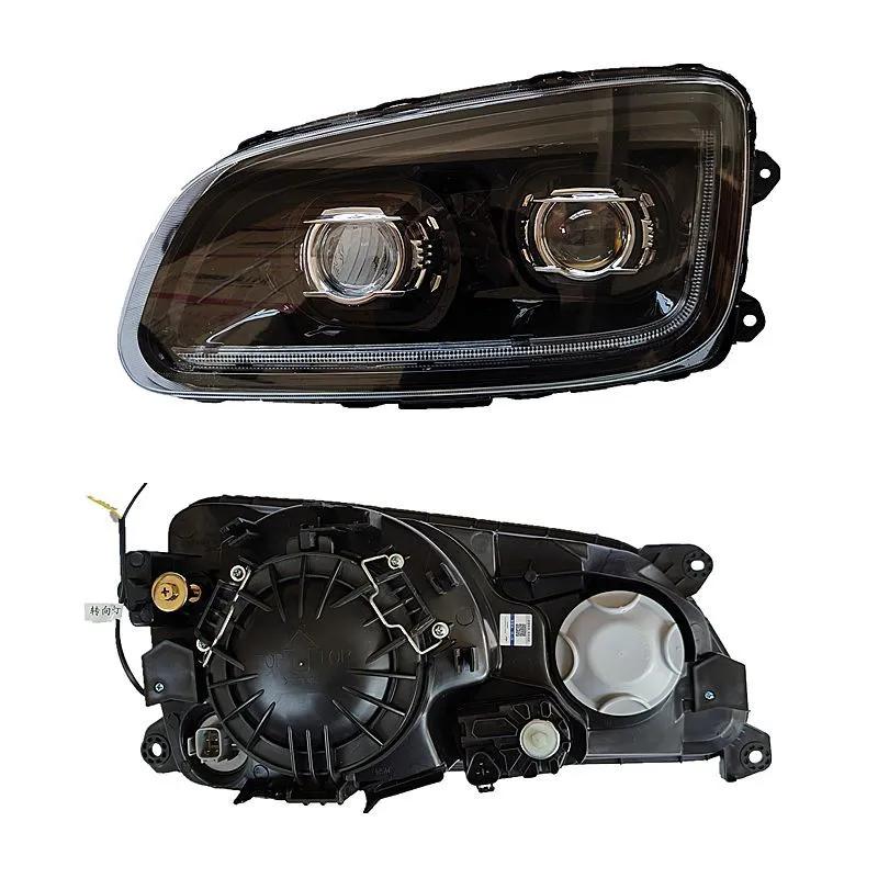 

Комплект светодиодных фар для грузовиков HINO700, 2 шт., светодиодные фары для тяжелых грузовиков, левая и правая чёрный