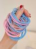 4Pcs Assorted Colors, 2MM Rubber Bands for Hair, Pain-Free Hair Accessories for Girls, Made for Long-Lasting Braids, Ponytails