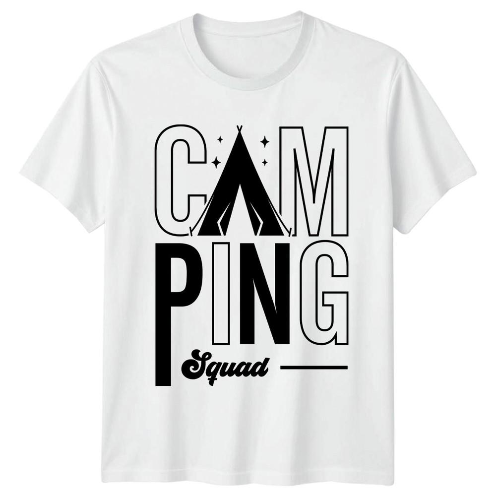 Funny Camping Squad TShirt Outdoor Adventure Camping Gift For Him And Her S