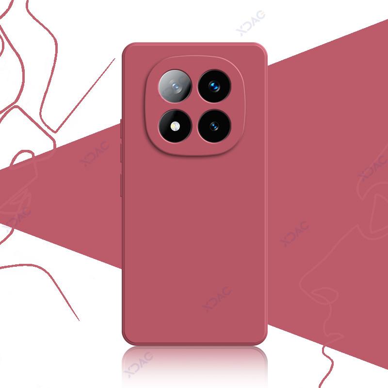 Phone Cases for Redmi Note 14 Pro Plus 5G Soft Square Liquid Silicone Back Cover RedmiNote14ProPlus Anti-fall Coque Bag