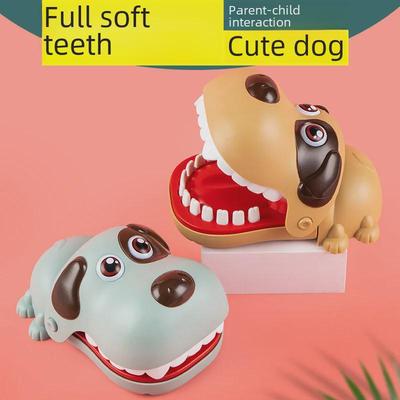 Büyük Ağızlı Köpek Isırığı Parmak Oyuncak - Çocuklar ve Yetişkinler için Eğlenceli Şaka Oyunu