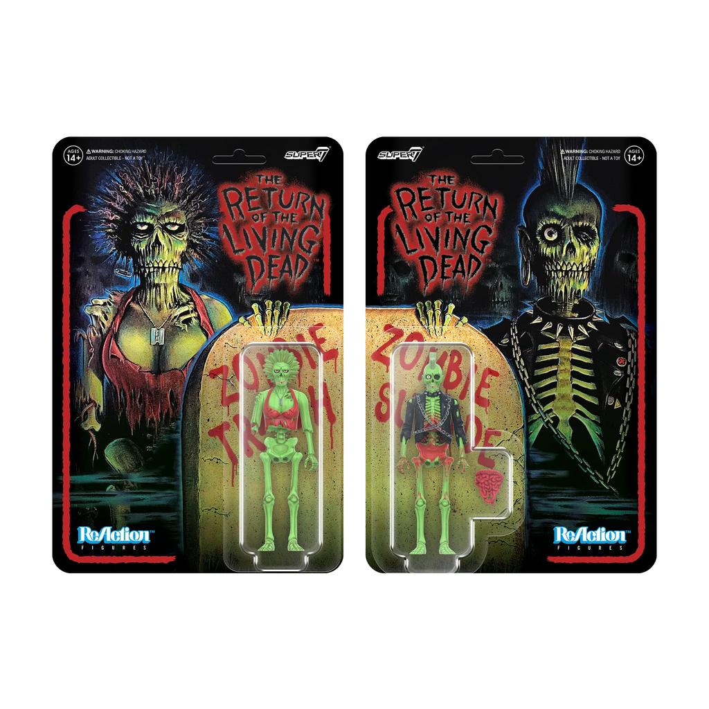 Super7 Return of the Living Dead Zombie Trash Return of the Living Dead Action Figure Classic Horror Collectibles and Retro Toys - 3.75"