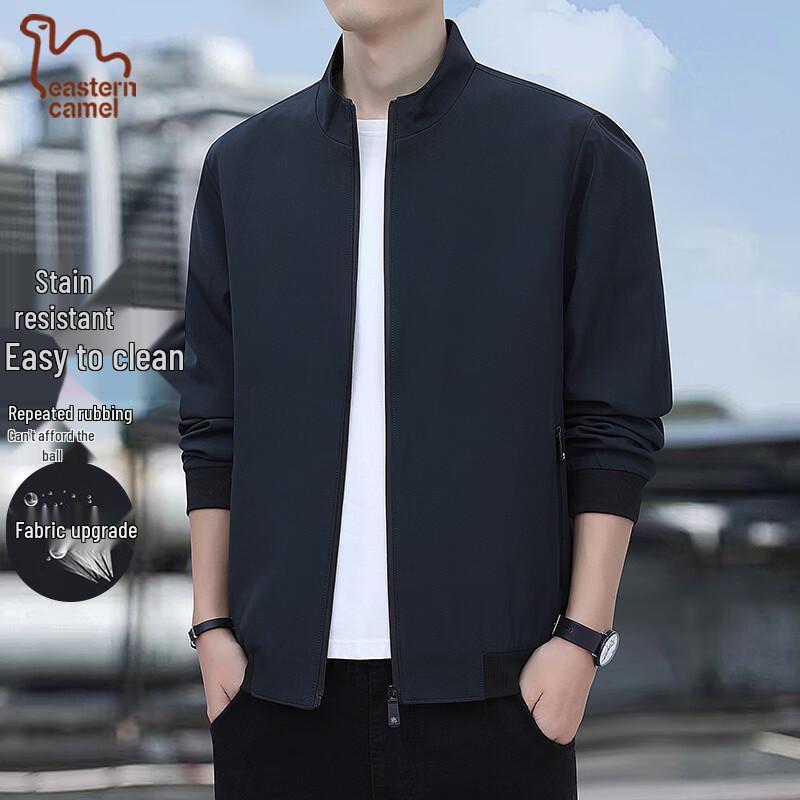 

EASTERN CAMEL Men s Stand Collar Bomber Jacket 5XL