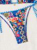 2026 New Style Printed Tie Side Pendant Sexy Bikini Swimsuit Comfortable Stylish For Summer Holiday & Resort