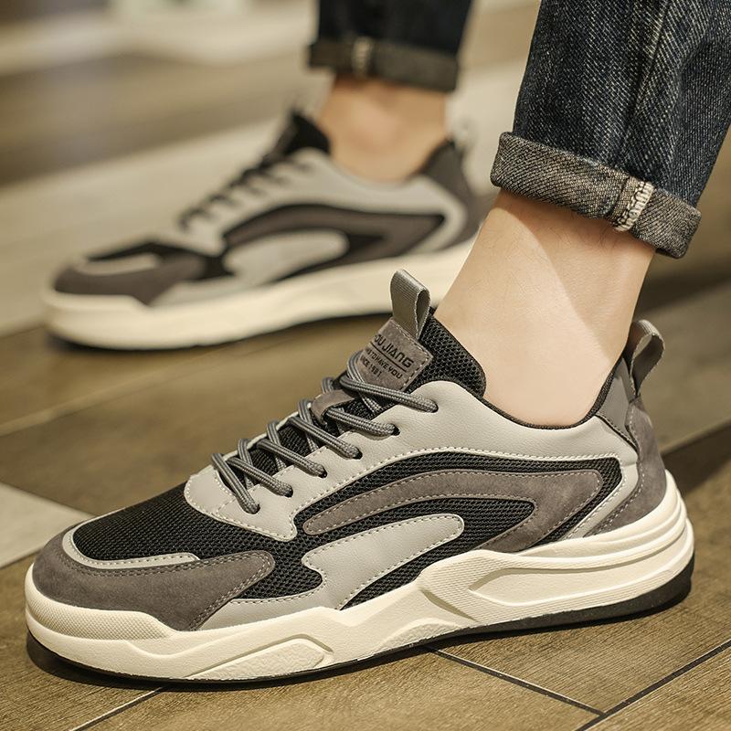 

Daddy shoes men s shoes 2025 summer new mesh breathable casual board shoes light sports shoes men s fashion trendy shoes 44