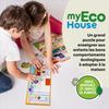 Jeux éducatifs - GEOMAG - My Eco House - Méthode Montessori - Construction maison - Sensibilisation à l'environnement