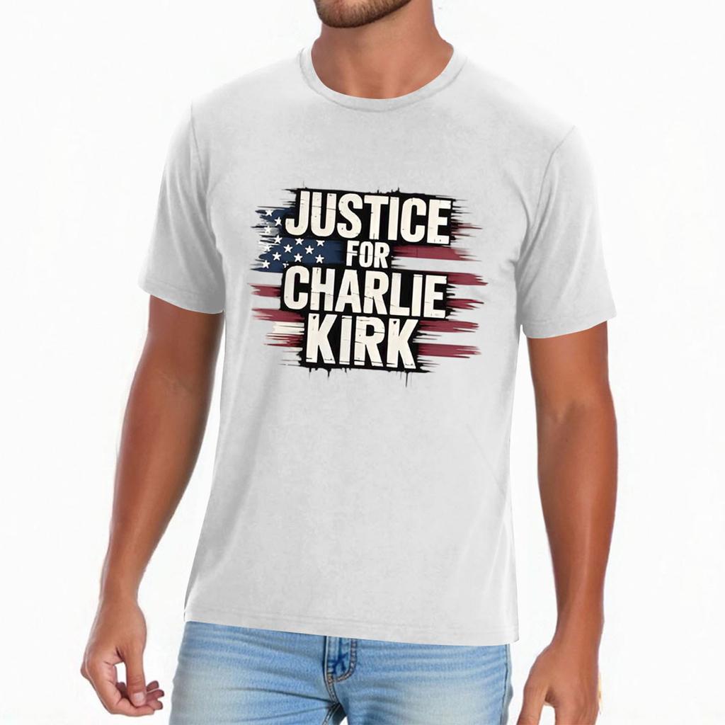 Men's Casual Daily Printed Top Round Neck T-shirt