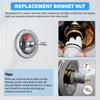 2025+RP46074 Shower Replacement for 13/14 Series Single Handle Bath Tub Shower Faucet with RP22734 Bonnet Nut